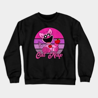 Pig Animal And Apple Crewneck Sweatshirt